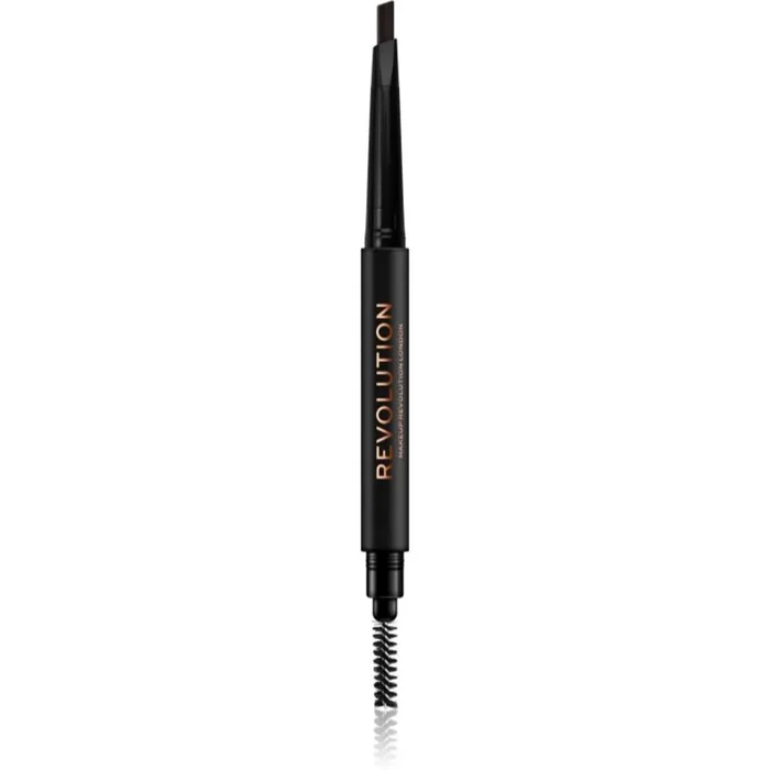 Makeup Revolution Duo Brow Definer Marron foncé Makeup Revolution Duo Brow Definer Marron foncé